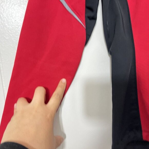 Sugoi Women's Full Zip Cycling Lightweight Jacket Red/Black Size XS - Picture 3 of 10